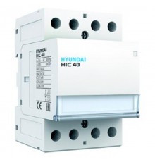 Контактор модульный магнитный HIC40 40NS Х230Х 40А 28 кВт AC1/400VAC 4NO 50Hz 230V  13.01.02.000018  HYUNDAI