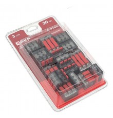 Клемма СМК 221-413 с рычагом 3 отверстия 0.2-4.0 мм2 блистер (20 шт.)  plc-smk-221-413b-20  EKF