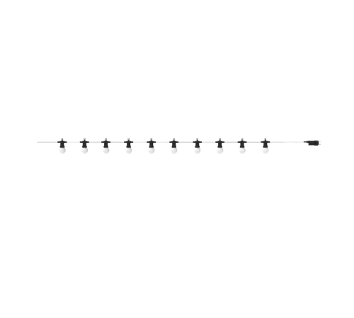 Гирлянда светодиодная "Белт Лайт" серия Holiday, 10 ламп, 7,7 м, IP44, белый, 1/6  HL062  Gauss