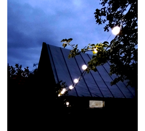 Гирлянда светодиодная "Белт Лайт" серия Holiday, 10 ламп, 7,7 м, IP44, белый, 1/6  HL062  Gauss