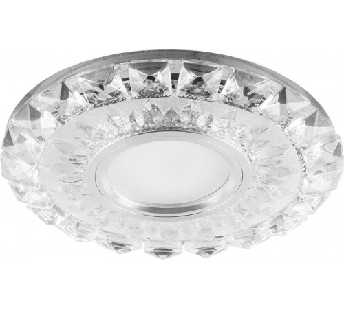 Светильник встраиваемый с белой LED подсветкой CD922 потолочный MR16 G5.3 прозрачный  28897  Feron