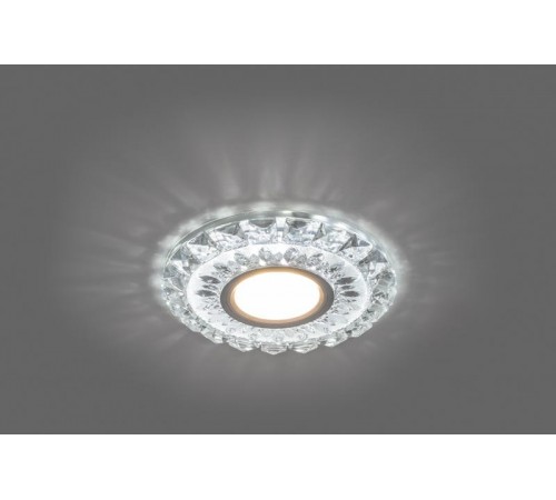 Светильник встраиваемый с белой LED подсветкой CD922 потолочный MR16 G5.3 прозрачный  28897  Feron