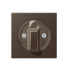 накладка поворотного механизма мокко (лакированный дюропласт)  A1541MO  Jung