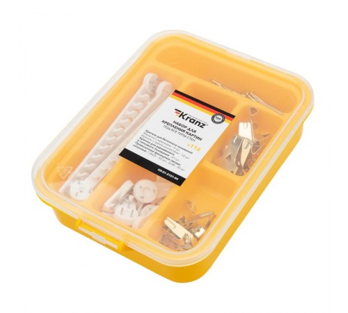 Набор картинного крепежа 116 шт.  KR-01-3101-04  Kranz