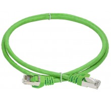 ITK Коммутационный шнур кат.6A S/FTP 3м st. 50мкд зел.  PC02-C6ASL-3M-SC-HC  ITK