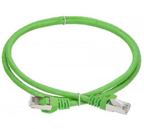 ITK Коммутационный шнур кат.6A S/FTP 3м st. 50мкд зел.  PC02-C6ASL-3M-SC-HC  ITK