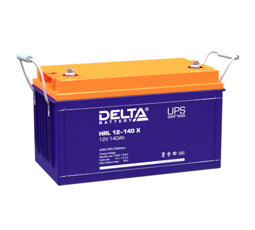 Аккумуляторная батарея проф.серии HRL 12-140 X 12В/140Ач  HRL 12-140 X  DELTA