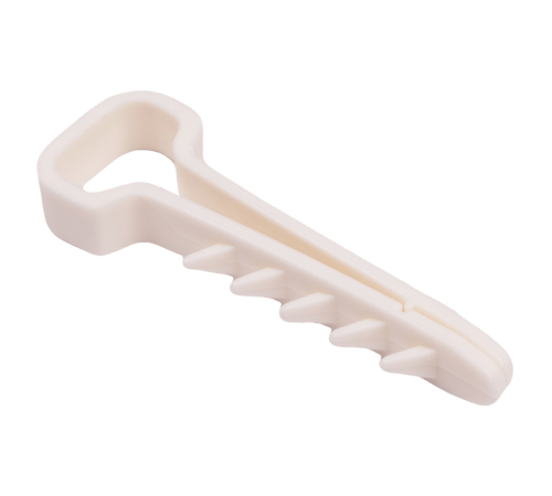 Дюбель-хомут PCD-F 05x10-45-100WH PA6.6 (100 шт/уп)  .5054929  Jazzway