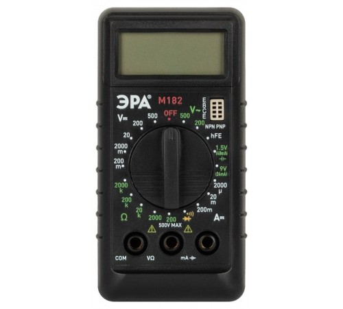Мультиметр цифровой  модель M182   Б0055799  ЭРА