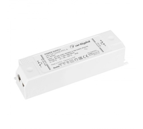 Блок питания ARV-SP-24030-PFC-A (24V, 1.25A, 30W) (Arlight, IP20 Пластик, 5 лет)  047441  Arlight