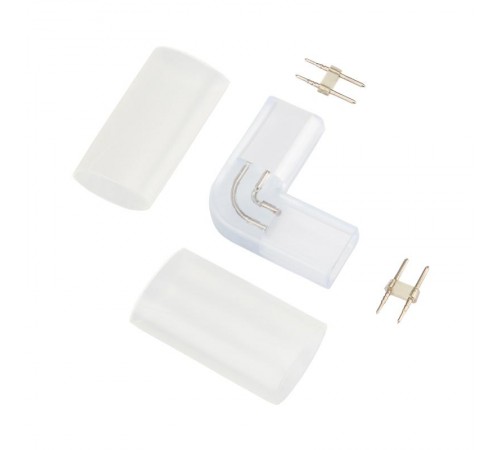 L - коннектор для двухстороннего Гибкого Неона 8х16мм (цена за 1 шт.)  134-063  NEON-NIGHT