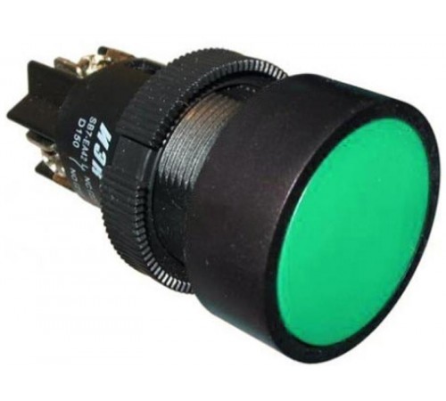 Кнопка SВ-7 "Пуск" зеленая 1з+1р d22мм/240В    BBT40-SB7-K06  GENERICA