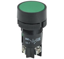 Кнопка SВ-7 "Пуск" зеленая 1з+1р d22мм/240В    BBT40-SB7-K06  GENERICA