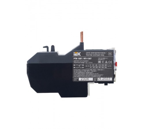 Реле РТИ-1307 электротепловое 1,6-2,5 А   DRT10-D016-D025  IEK