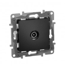 Etika Антрацит Розетка TV оконечная  672665  Legrand