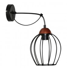 Светильник "Конти" 511 черн.муар медь (Плафон Сфера) НББ 01-60-165 Е27  1005405029  Элетех