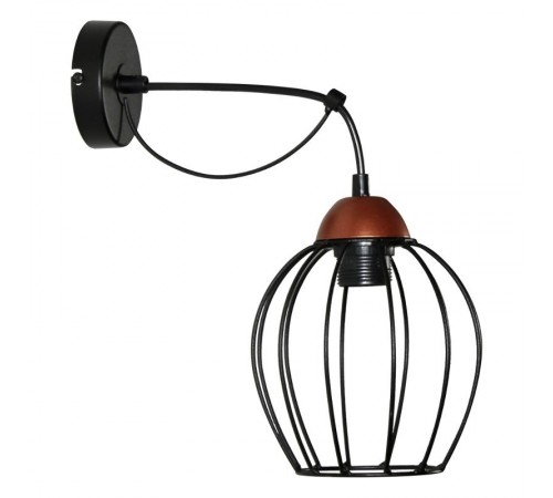 Светильник "Конти" 511 черн.муар медь (Плафон Сфера) НББ 01-60-165 Е27  1005405029  Элетех