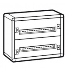 Распределительный шкаф с металлическим корпусом XL3 160 - для модульного оборудования - 2 рейки - 450x575x147  020002  Legrand