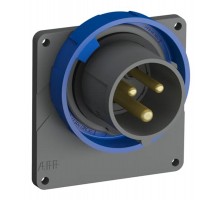 Вилка с прямым фланцем Easy&Safe 216EBU6W,16A,2P+E,IP67,6ч2CMA101259R1000 ABB