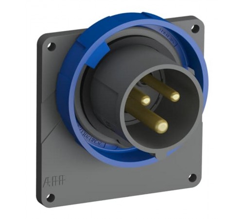 Вилка с прямым фланцем Easy&Safe 216EBU6W,16A,2P+E,IP67,6ч2CMA101259R1000 ABB