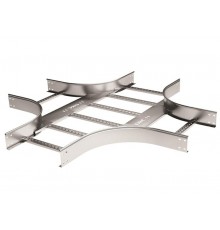 Х-ответвитель 50х600, R900, в комплекте с креп. эл. и соед. пластинами, необходимыми для монтажа, горячецинков  LIX5906KHDZ  DKC