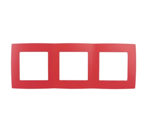 Рамка на 3 поста 12-5003-23  ,  красный  Б0019406  ЭРА