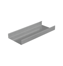 Лоток неперф. 100х400х1,0 L2000 мм "Стандарт ПЛЮС" INOX304  LNEplus100-400-1.0-2000 INOX304  КМ-Профиль