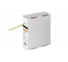 Термоусаживаемая трубка ТУТнг 4/2 желто-зеленая в коробке (10 м/упак)   SQ0518-0407  TDM