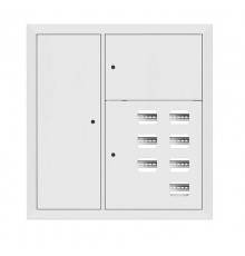 Щит этажный 7 кв. RAL9003 со слаботочным отсеком слева (1000х950х150)  mb29-v-7z-ral9003  EKF