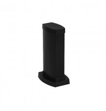 Snap-On мини-колонна алюминиевая с крышкой из пластика, 2 секции, высота 0,3 метра, цвет черный  653022  Legrand