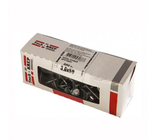 Гвоздь толевый евро оцинк. 3,0х50 (200 г) - коробка с окном  102042  Tech-KREP