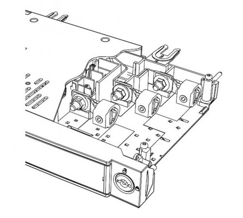 Кабельные зажимы для XR00 10-95мм (набор 3шт)  1SEP408499R0001  ABB