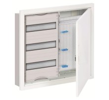 Шкаф 36М в нишу с медиапанелями 534х560х120 с расстоянием между DIN-рейками 125 мм и самозажимными клеммами N/PE U32MM  2CPX030088R9999  ABB