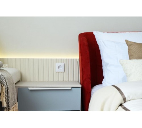 SKANDY Рамка 1-местная SK-F01W арктический белый  SK-M12-K01  IEK