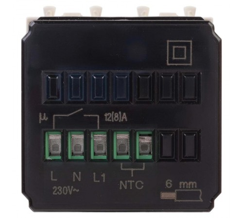 Термостат "Ванильная дымка" "Avanti" для теплых полов, 2 мод  4405162  DKC