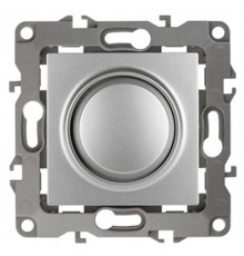 Светорегулятор поворотно-нажимной 12-4101-03  , 400ВА 230В,  алюминий  Б0014737  ЭРА