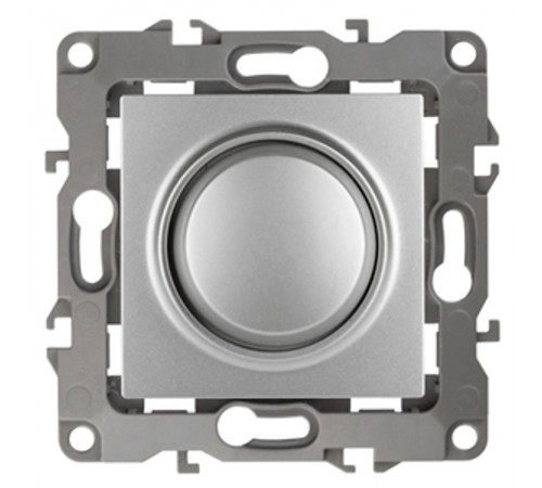 Светорегулятор поворотно-нажимной 12-4101-03  , 400ВА 230В,  алюминий  Б0014737  ЭРА