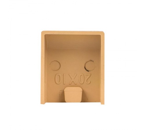 Заглушка (20х10) (4 шт) Plast EKF PROxima   под светлое дерево    ecl-20-10x4   EKF 