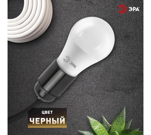 Патрон Е27 подвесной, бакелит, черный (x50)  Б0044085  ЭРА