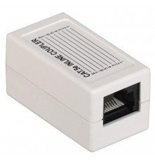 Проходной адаптер кат.5E UTP, тип RJ45-RJ45, белый  CS70-1C5EU  ITK