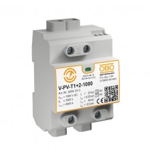 Устройство защиты от импульсных пернапряжений (УЗИП) для фотогальванических сетей (Класс I+II), 1000 В  5094230  OBO Bettermann