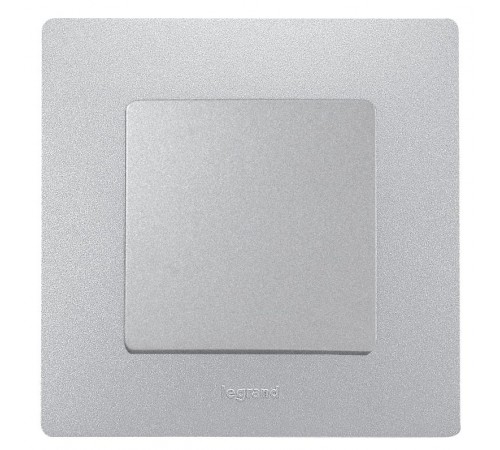 Etika Алюминий Выключатель 1-клавишный, автозажимные клеммы, 10AX, 250 В  672401  Legrand