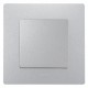 Etika Алюминий Выключатель 1-клавишный, автозажимные клеммы, 10AX, 250 В  672401  Legrand