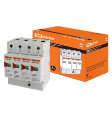 Разрядник ОПС1-B 4Р In=30kA Un=400B Im=60kA   SQ0201-0004  TDM