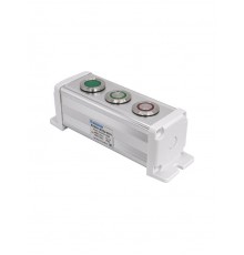 BXM47-B3/22-65У1 (1 зелёная лампа, 220В + 1 зелёная цилиндрическая кнопка (1C1NO1NC) + 1 красная цилиндрическая кнопка (1C1NO1NC)), пост управления  (