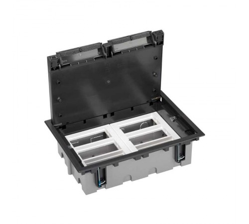 Simon CIMA 500 Люк на 6 модулей 500CIMA (12 мод. 45х45 мм), глубина 70-100мм, посадка 210х300мм, max 1000кг, графит  52050006-038  Simon