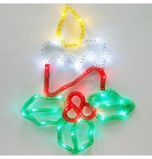 Фигура световая  из синтетической нити "Свечи" LT054 , 15 диодов , 310*415 см, IP20  26914  Feron