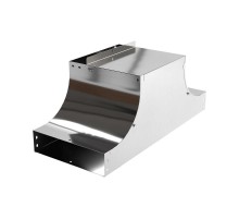 Т-Ответвитель вверх TSS осн.200 H100, AISI 304, в компл. с креп. эл. и соед. пластинами   ISSUL1020KC  DKC