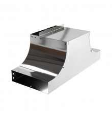 Т-Ответвитель вверх TSS осн.200 H100, AISI 304, в компл. с креп. эл. и соед. пластинами   ISSUL1020KC  DKC