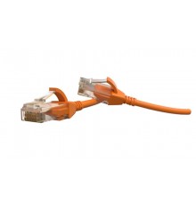 PC-LPT-UTP-RJ45-RJ45-C6-1.5M-LSZH-OR Патч-корд U/UTP, категория 6 (100% Fluke Component Tested), 28AWG, LSZH, 1.5 м, оранжевый  445739  Hyperline